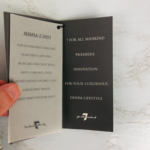 NWT 7 For All Mankind Straight Leg Light Wash Jean 31 - Picture 4 of 13